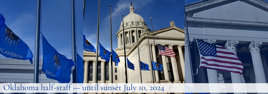 Half-staff Notification in Honor of Senator Jim Inhoffe