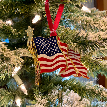 American Flag Ornament