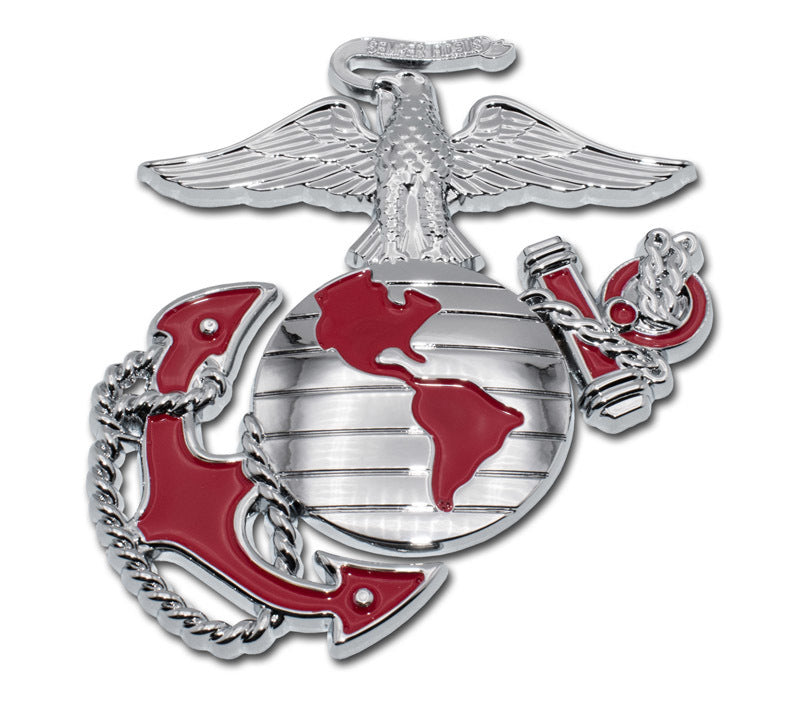 Marine Corps Anchor Chrome Auto Emblem