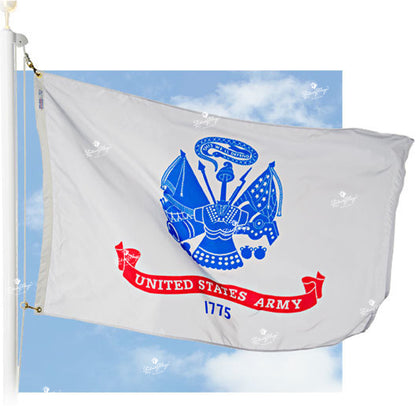 Military Nylon Outdoor Flags -  Set of 6 flags only