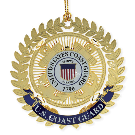 Coast Guard Filigree Ornament