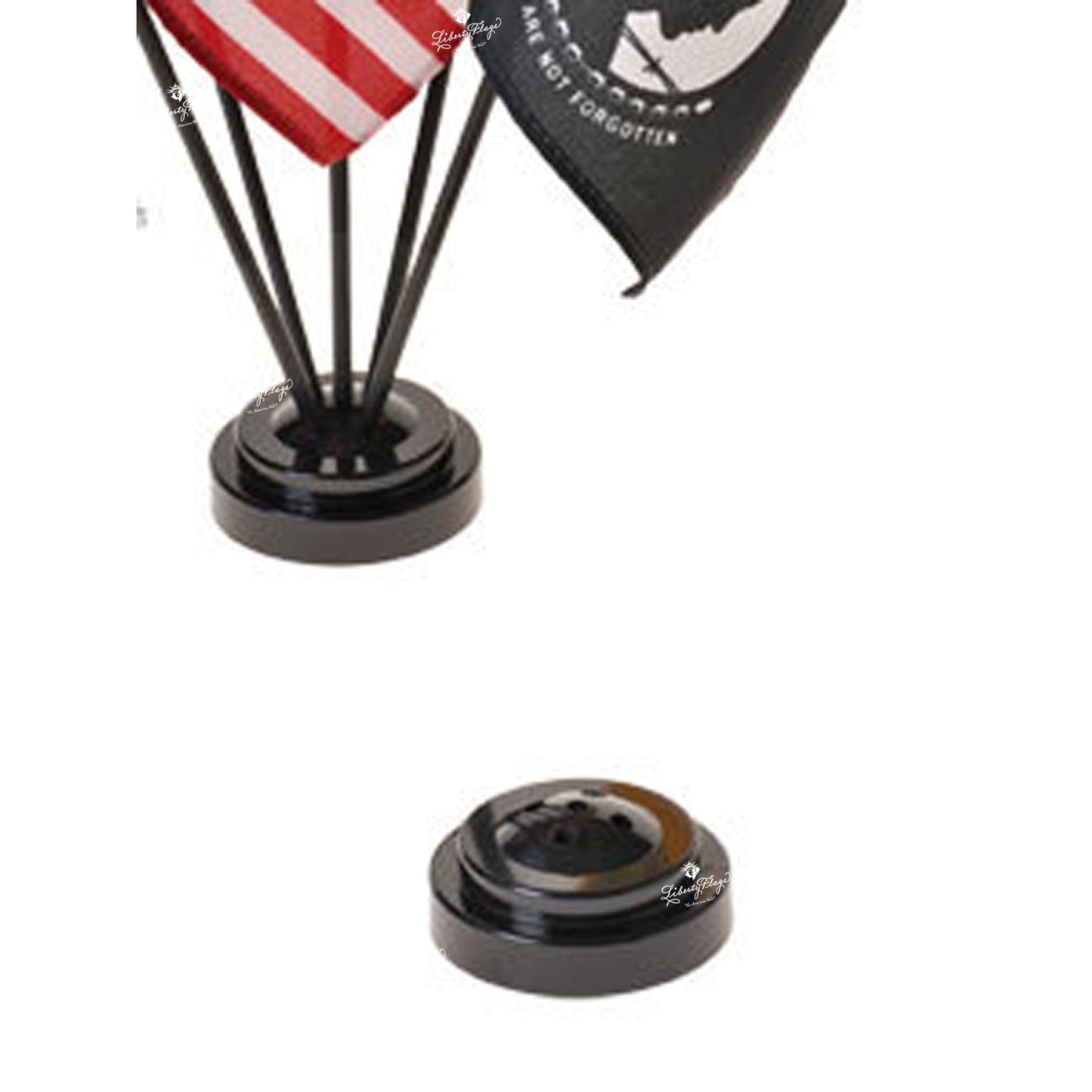 Display Bases for 4"x6" Flags - 1 to 7 Capacity