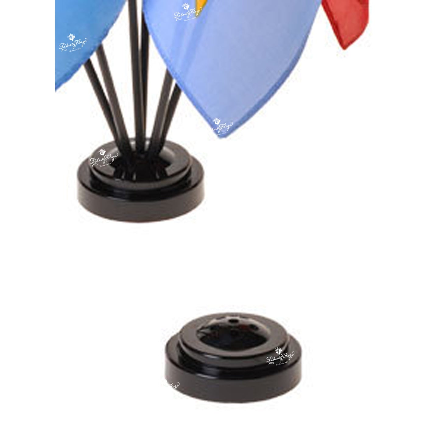 Display Bases for 4"x6" Flags - 1 to 7 Capacity