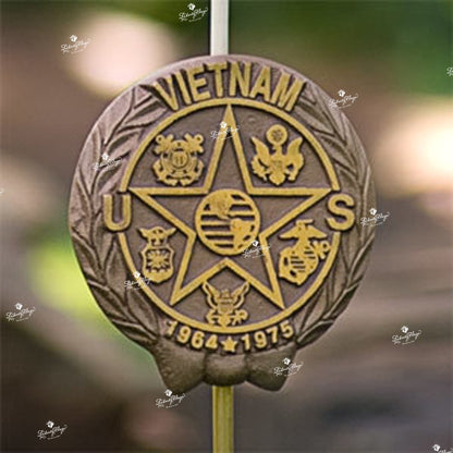 Grave Markers - Flag Holders - Vietnam