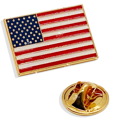 American Flag Lapel Pins, Complete Set