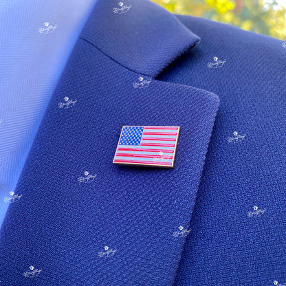 American Flag Lapel Pins, Complete Set