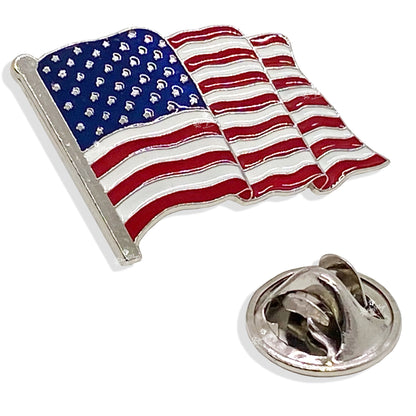 American Flag Lapel Pins, Complete Set