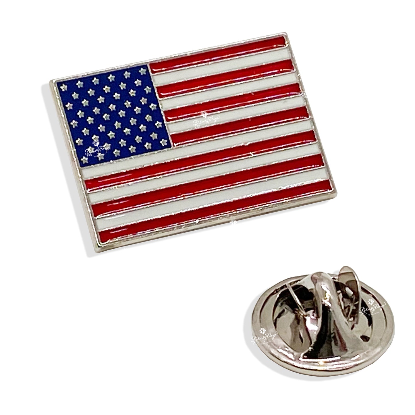 American Flag Lapel Pins, Complete Set