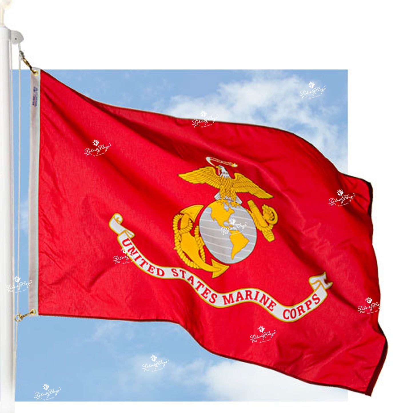 Military Nylon Outdoor Flags -  Set of 5 flags only