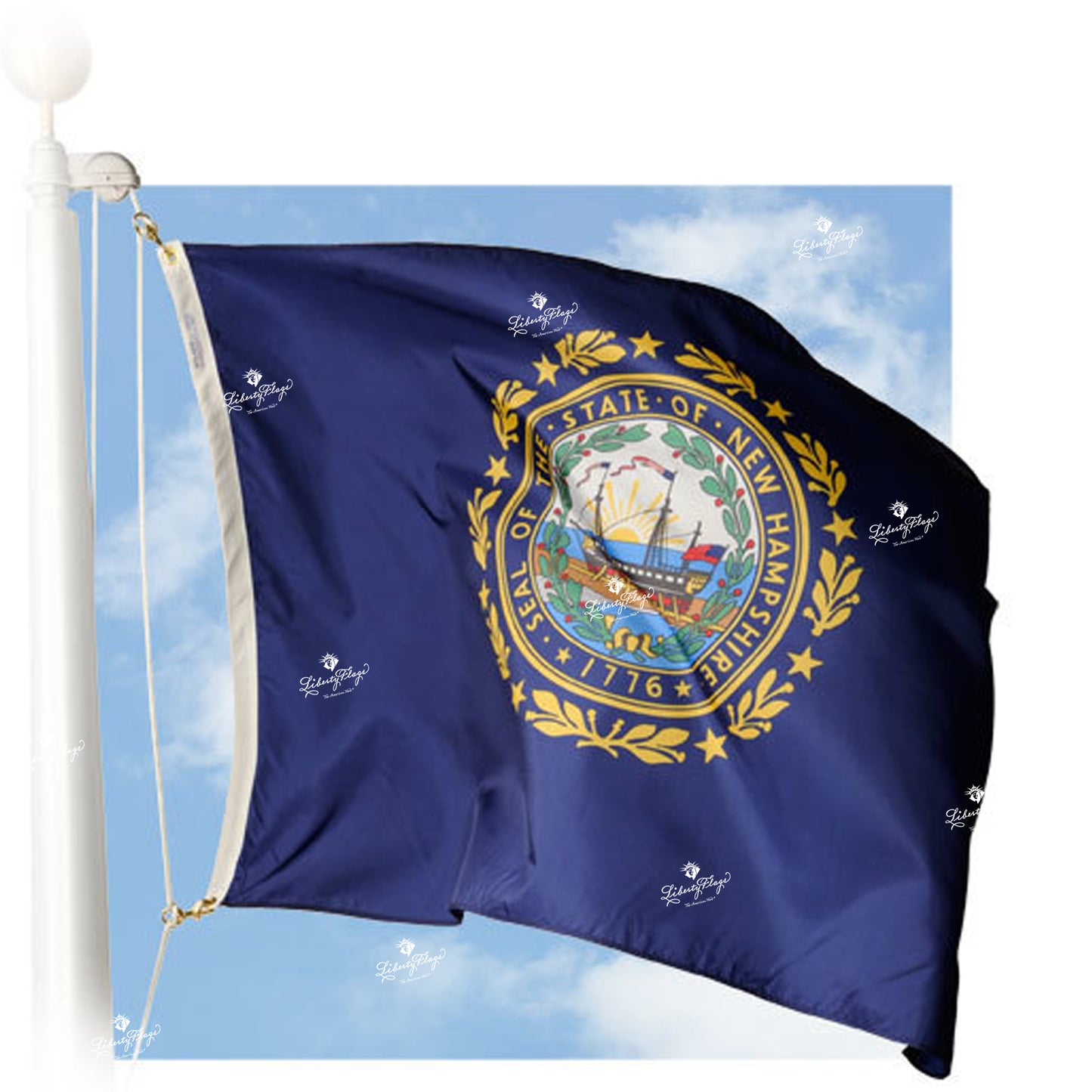 New Hampshire Nylon Outdoor Flags