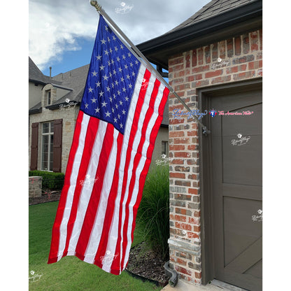 The American Wave(R) - Residential American Flag Set with Spinning Pole (Adj. Bracket)