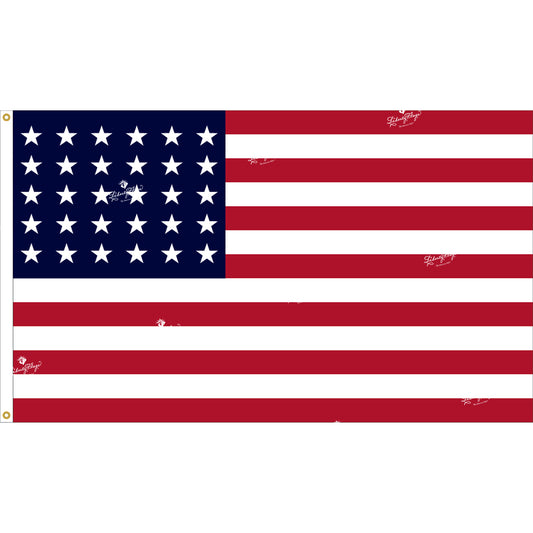 30 Star Outdoor Historic U.S. Flags