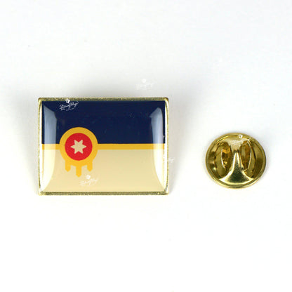 Tulsa Flag Lapel Pins