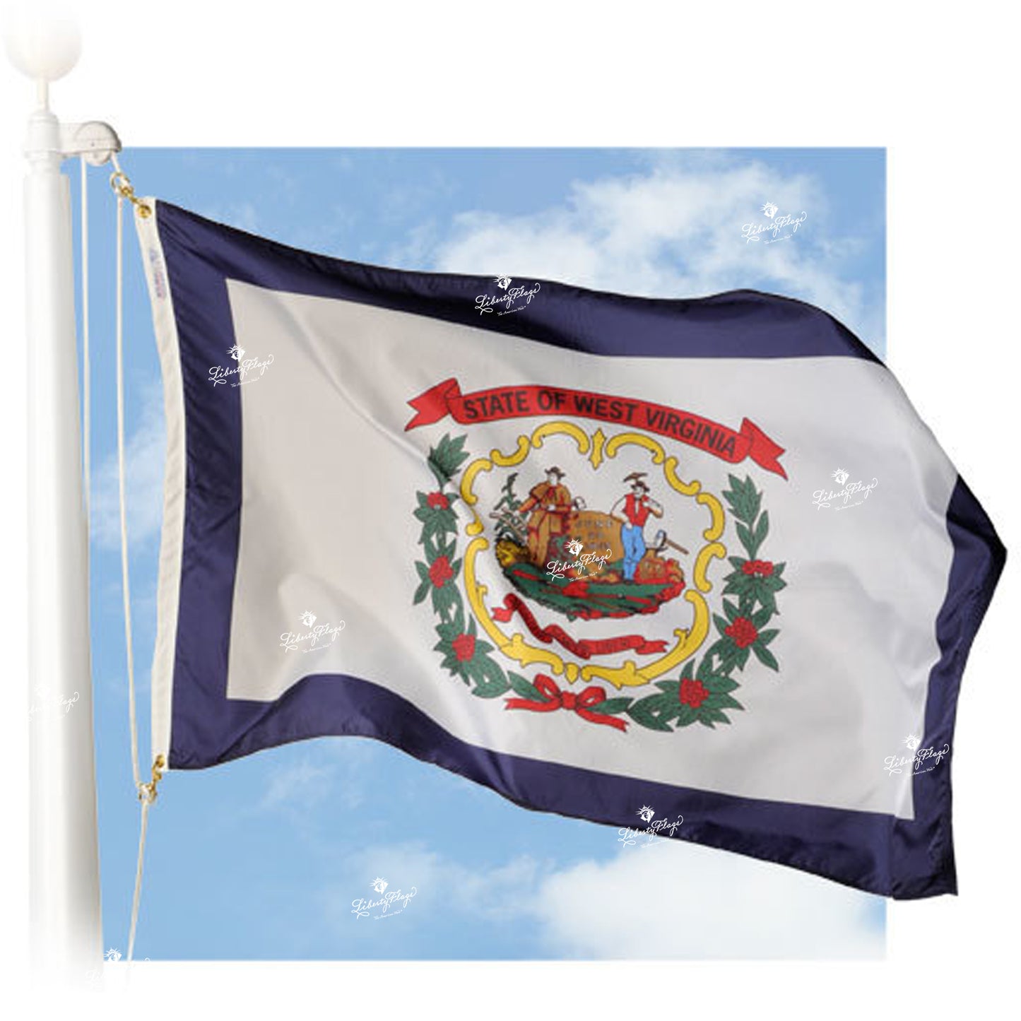 West Virginia Nylon Outdoor Flags