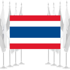 Thailand Ceremonial Flags