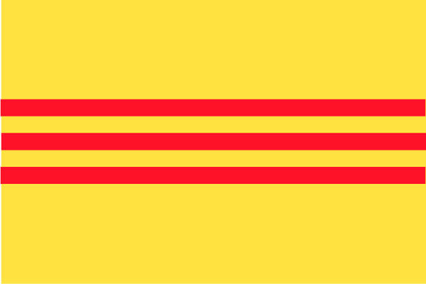 South Vietnam Ceremonial Flags