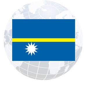 Nauru Outdoor Flags