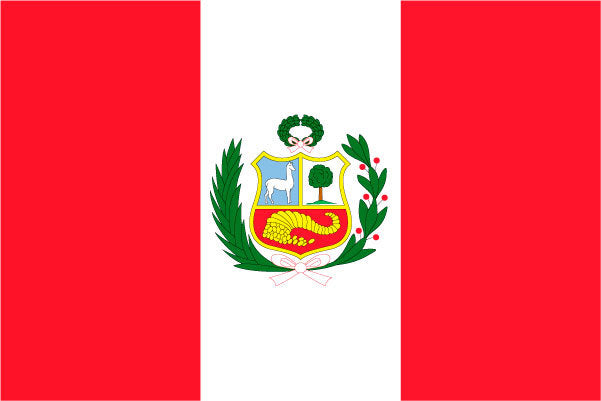 Peru Government Ceremonial Flags