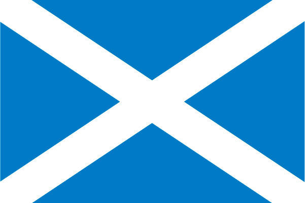 St. Andrews Cross Ceremonial Flags