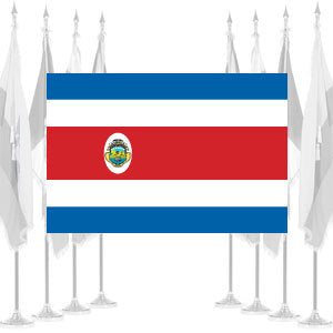 Costa Rica Government Ceremonial Flags