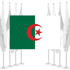 Algeria Ceremonial Flags