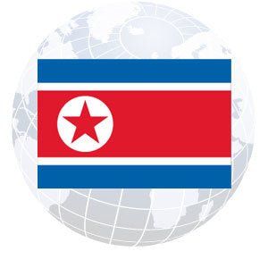 North Korea Outdoor Flags