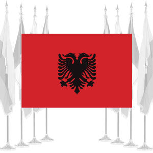 Albania Ceremonial Flags