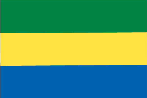 Gabon Ceremonial Flags