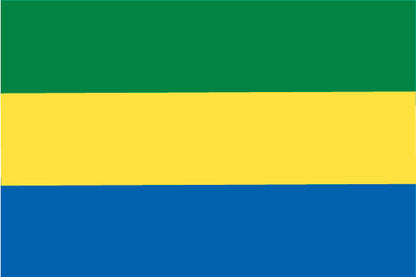 Gabon Outdoor Flags