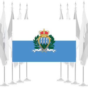 San Marino Government Ceremonial Flags