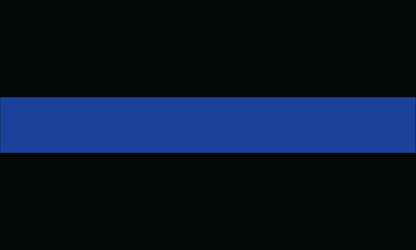 Thin Blue Line 3'x5' nylon outdoor flag