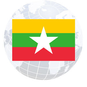 Myanmar (Burma) Outdoor Flags