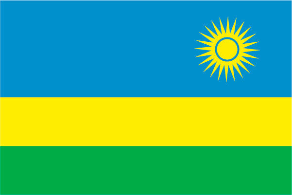 Rwanda Ceremonial Flags