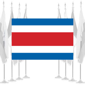 Costa Rica Civil Ceremonial Flags