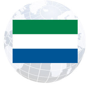 Sierra Leone Outdoor Flags