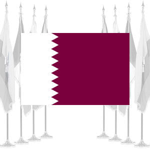 Qatar Ceremonial Flags