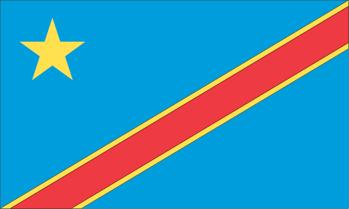 Democratic Republic of Congo Ceremonial Flags