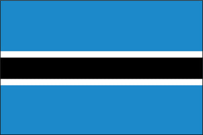 Botswana Ceremonial Flags