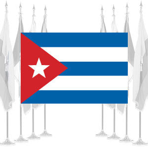 Cuba Ceremonial Flags