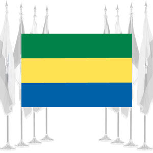 Gabon Ceremonial Flags