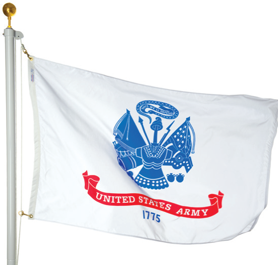 Military Polyester Outdoor Flags -  Set of 5 flags only