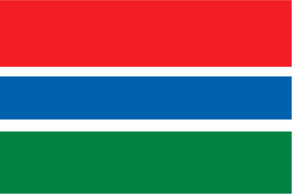 Gambia Ceremonial Flags