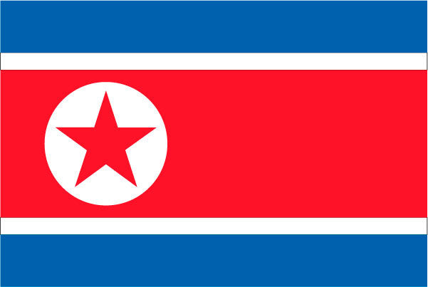 North Korea Ceremonial Flags