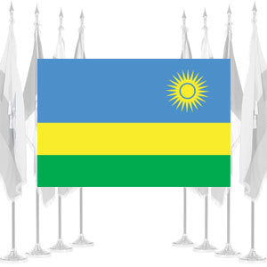 Rwanda Ceremonial Flags