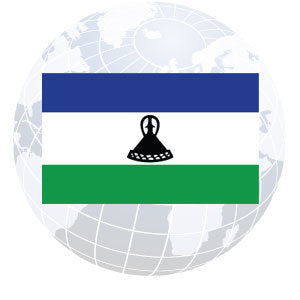 Lesotho Outdoor Flags