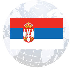 Serbia Outdoor Flags