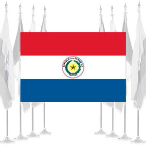 Paraguay Ceremonial Flags