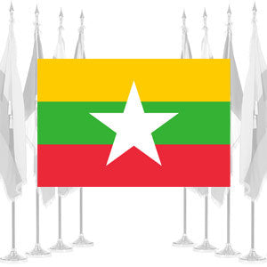 Myanmar (Burma) Ceremonial Flags