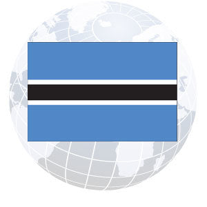 Botswana Outdoor Flags