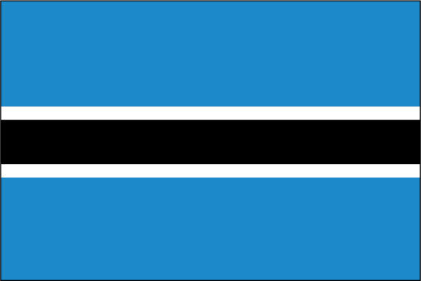 Botswana Outdoor Flags